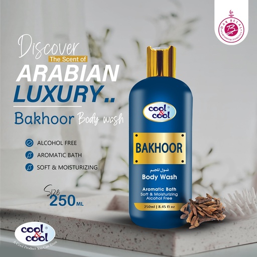 Bakhoor Body Wash  250 ML - Arabian Collection By Cool&Cool