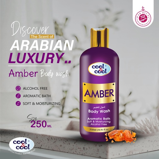 Amber Body Wash  250 ML - Arabian Collection By Cool&Cool