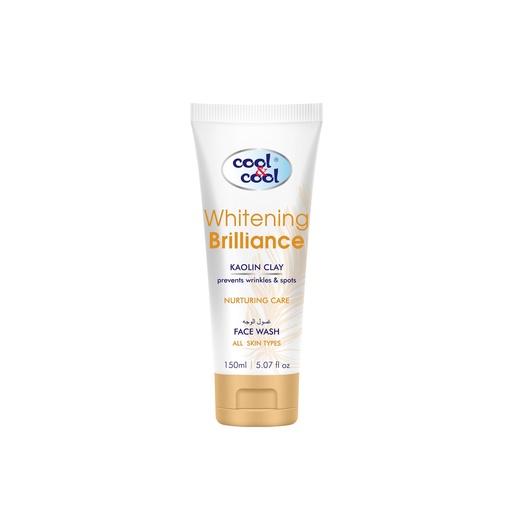 Whitening Brilliance with Kaolin Clay & Walnuts Face Wash Tube 150 ML -  By Cool&Cool