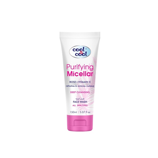 Purifying Micellar With Rose & Vitamine E Face Wash Tube 150 ML -  By Cool&Cool