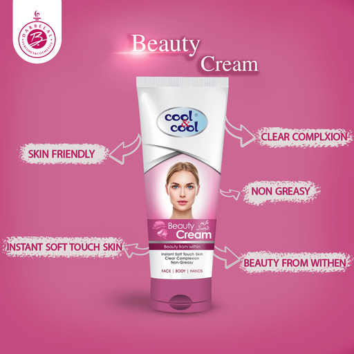 Beauty Cream Pink Face & Body Cream Tube 100 ML -  By Cool&Cool