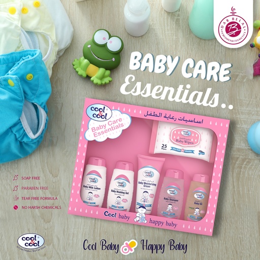 Baby Care Essentials Baby Gift Set  60 ML -  By Cool&Cool