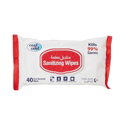  Wipes  40 Pcs -  By Cool&Cool